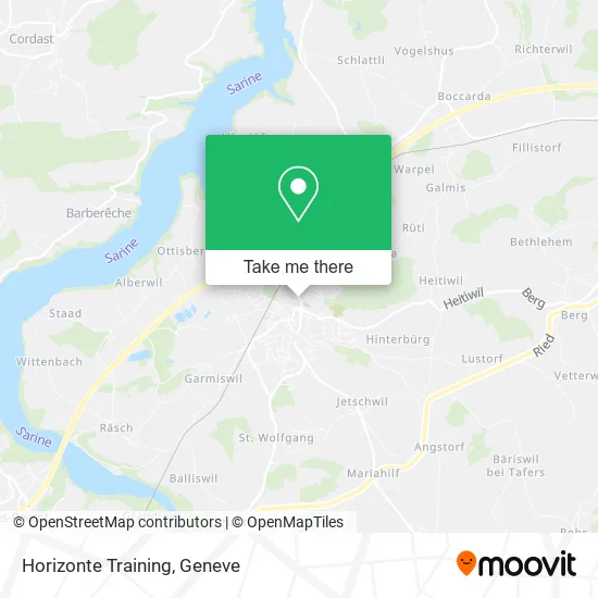Horizonte Training map