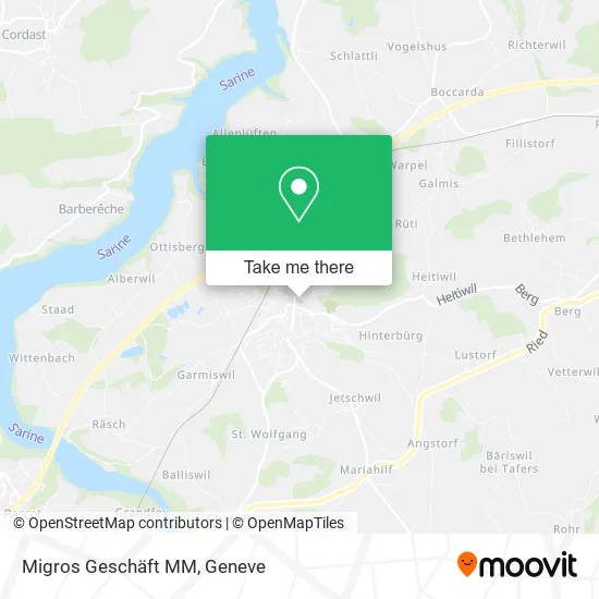 Migros Geschäft MM map