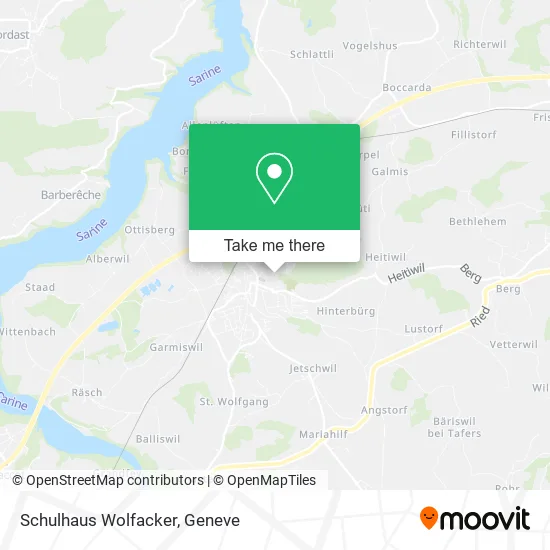 Schulhaus Wolfacker map
