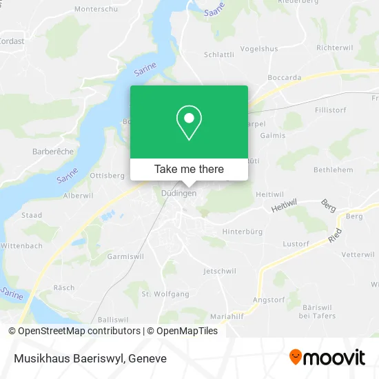 Musikhaus Baeriswyl map