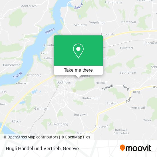 Hügli Handel und Vertrieb map