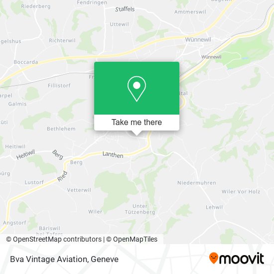 Bva Vintage Aviation map