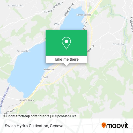 Swiss Hydro Cultivation map
