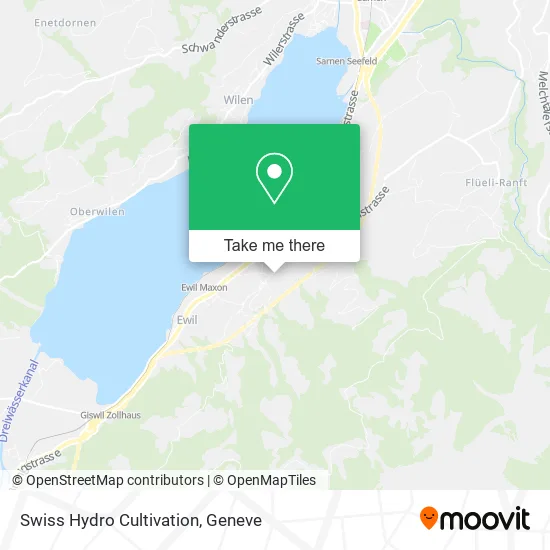 Swiss Hydro Cultivation map