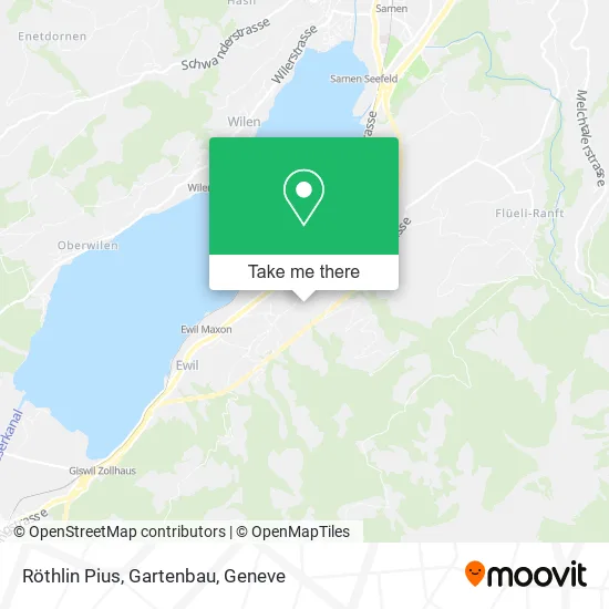 Röthlin Pius, Gartenbau map