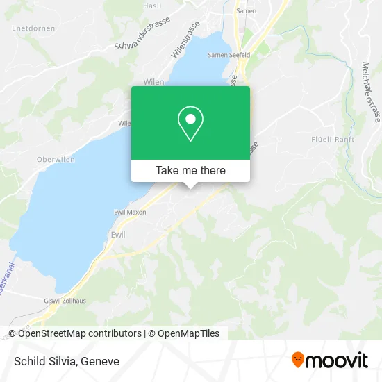 Schild Silvia map