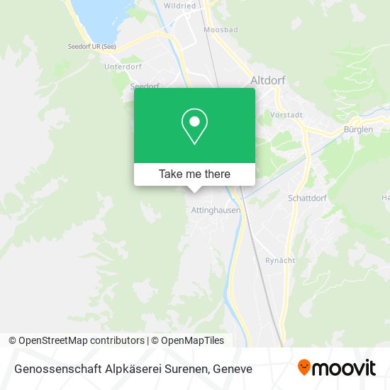 Genossenschaft Alpkäserei Surenen map