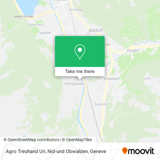 Agro Treuhand Uri, Nid-und Obwalden map