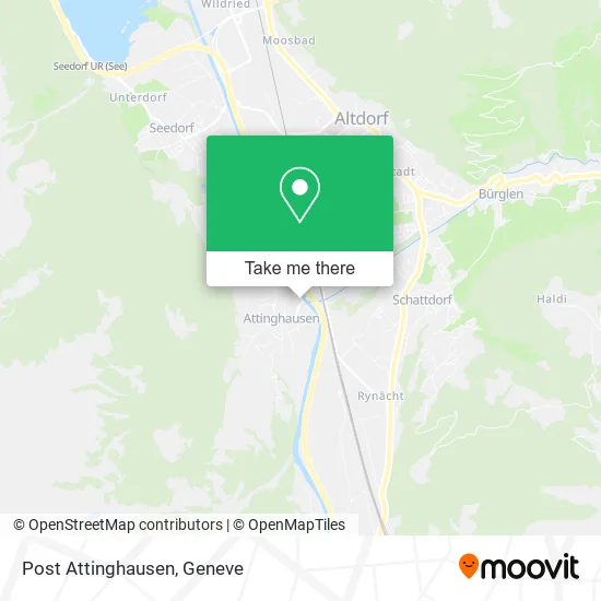 Post Attinghausen map