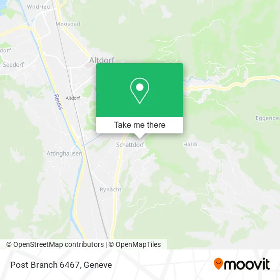 Post Branch 6467 map