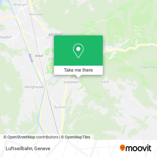Luftseilbahn map