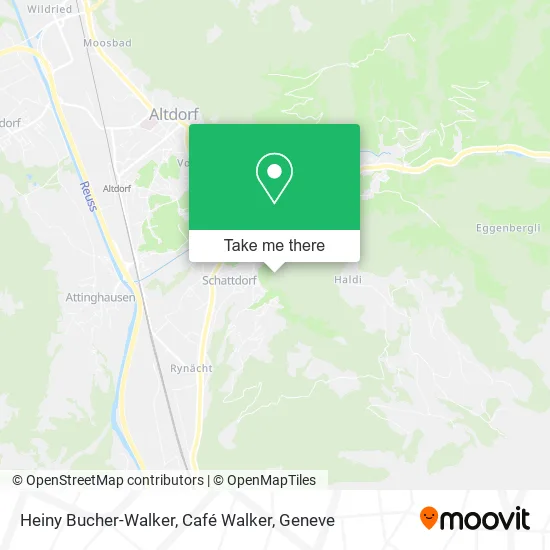 Heiny Bucher-Walker, Café Walker map