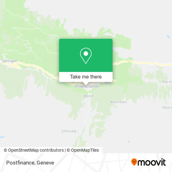 Postfinance map