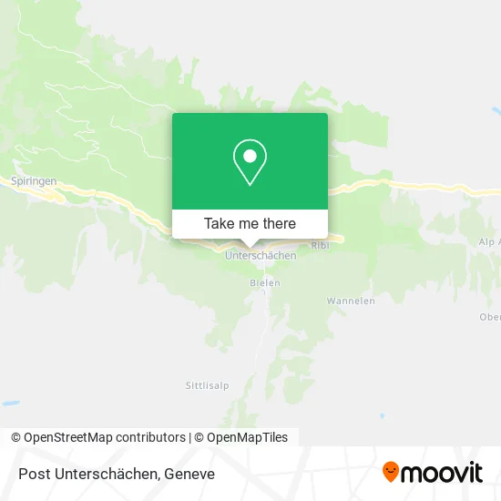 Post Unterschächen map