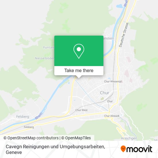 Cavegn Reinigungen und Umgebungsarbeiten map