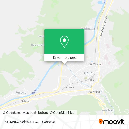 SCANIA Schweiz AG map