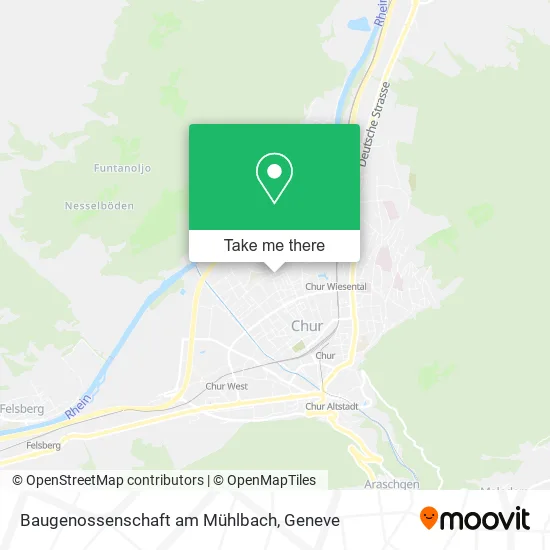 Baugenossenschaft am Mühlbach map