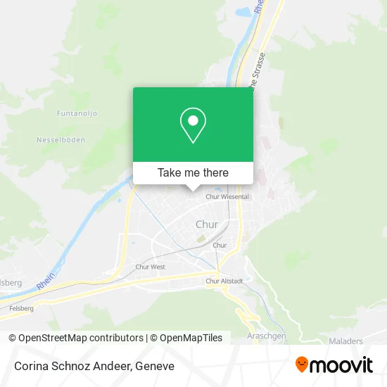 Corina Schnoz Andeer map