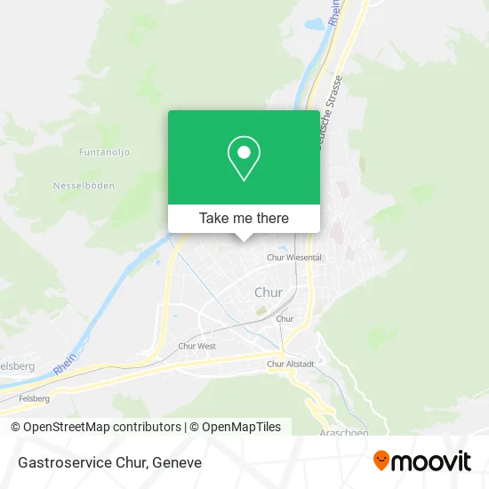 Gastroservice Chur map