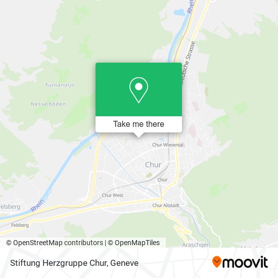 Stiftung Herzgruppe Chur map