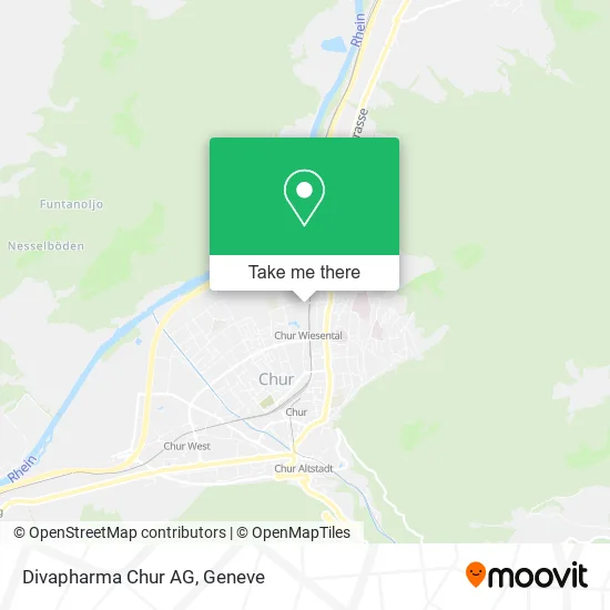 Divapharma Chur AG map