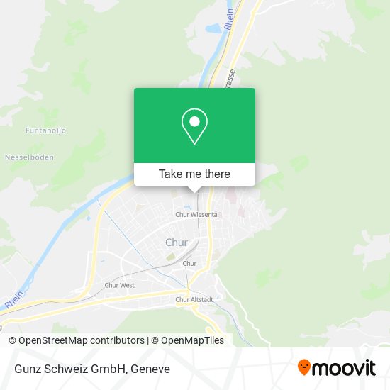 Gunz Schweiz GmbH map