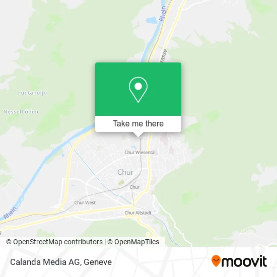 Calanda Media AG map