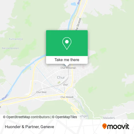 Huonder & Partner map