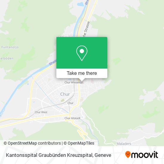 Kantonsspital Graubünden Kreuzspital plan