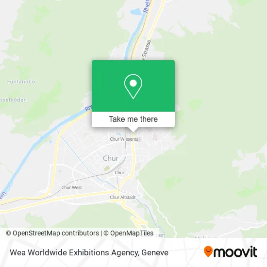 Wea Worldwide Exhibitions Agency map