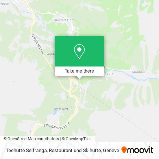 Teehutte Selfranga, Restaurant und Skihutte map