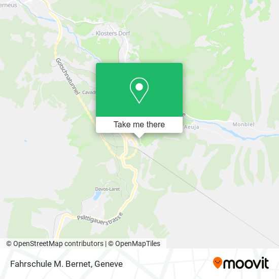 Fahrschule M. Bernet map