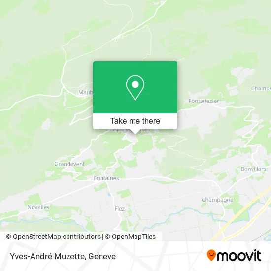 Yves-André Muzette map