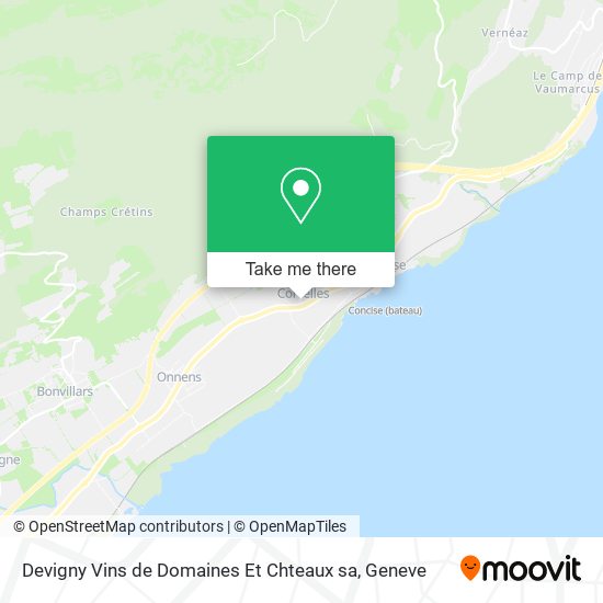 Devigny Vins de Domaines Et Chteaux sa map