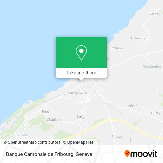 Banque Cantonale de Fribourg map