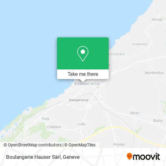 Boulangerie Hauser Sàrl map