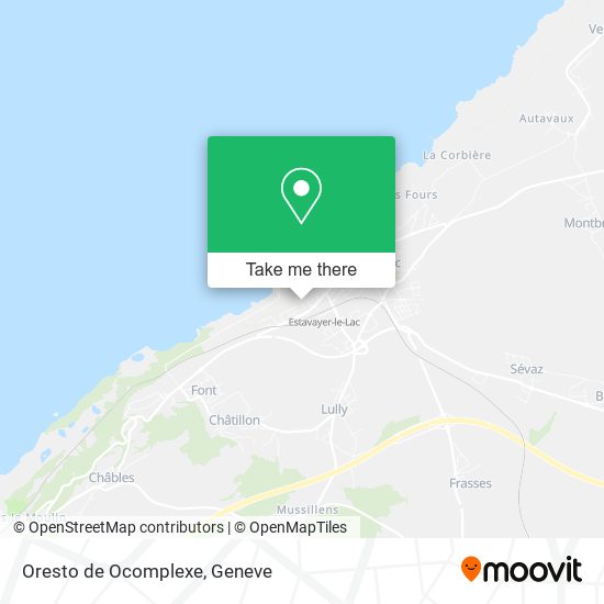 Oresto de Ocomplexe map