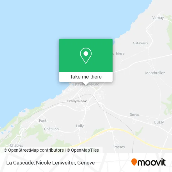 La Cascade, Nicole Lenweiter map