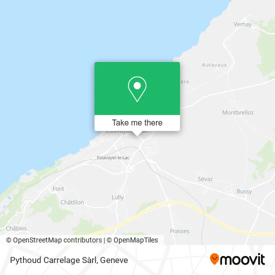 Pythoud Carrelage Sàrl map