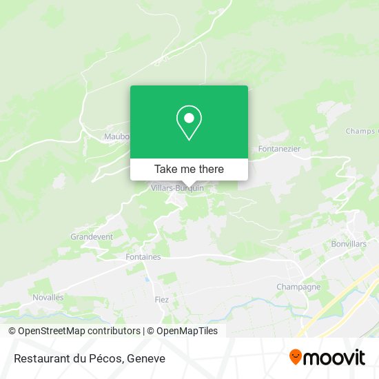 Restaurant du Pécos map