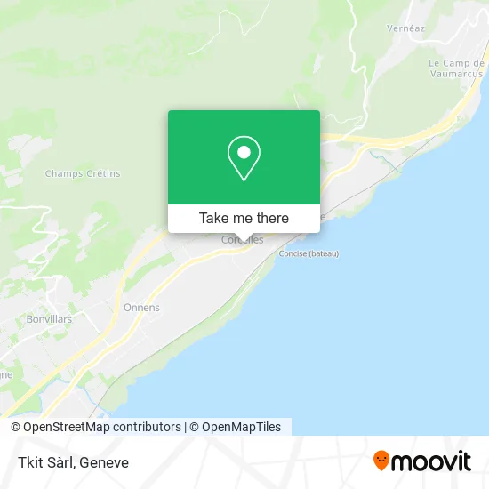 Tkit Sàrl map