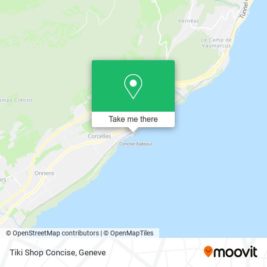Tiki Shop Concise map