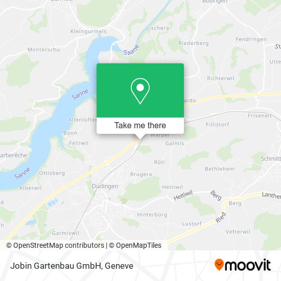 Jobin Gartenbau GmbH map