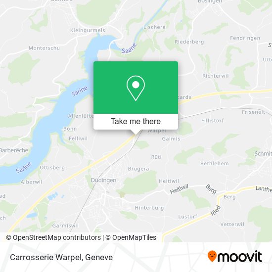 Carrosserie Warpel map