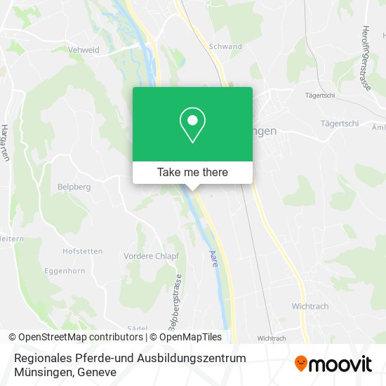 Regionales Pferde-und Ausbildungszentrum Münsingen plan