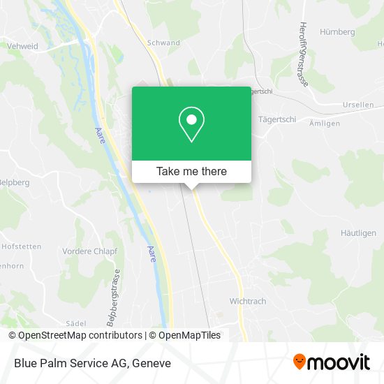 Blue Palm Service AG map