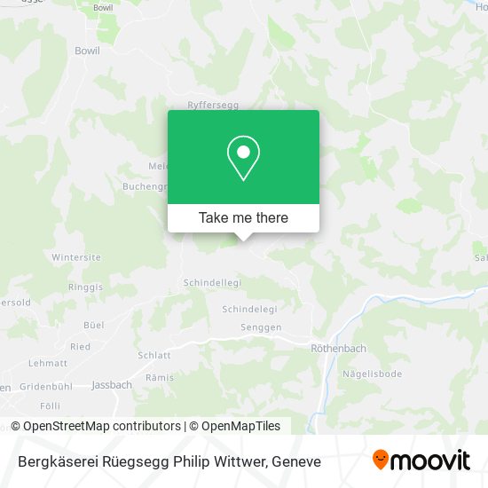 Bergkäserei Rüegsegg Philip Wittwer map