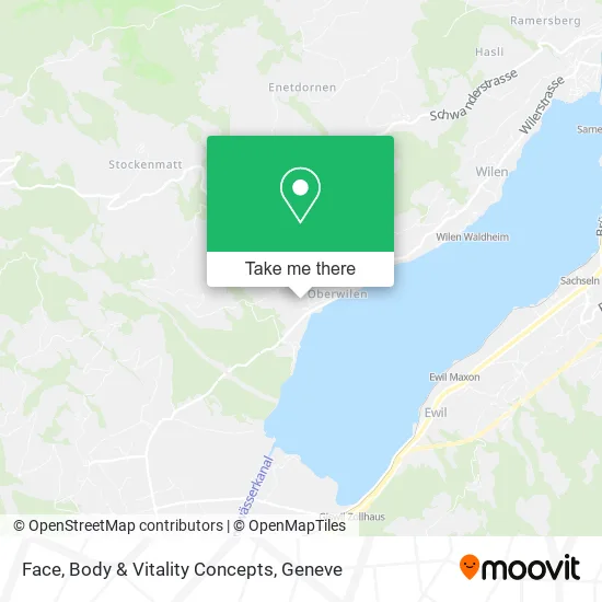 Face, Body & Vitality Concepts map