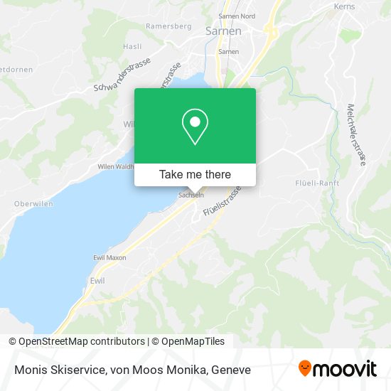 Monis Skiservice, von Moos Monika map