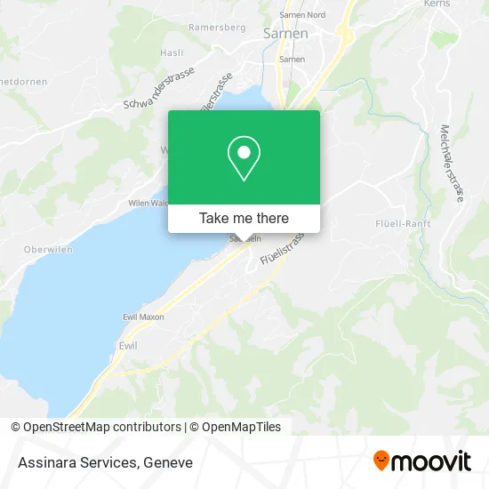 Assinara Services map